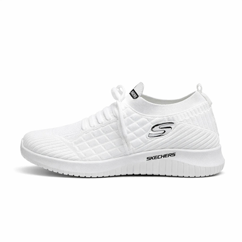 کفش اسکیچرز بافت s سفید